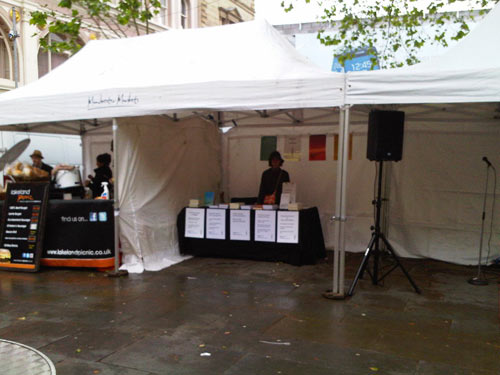 Our stall at Manchester Independent Book Market